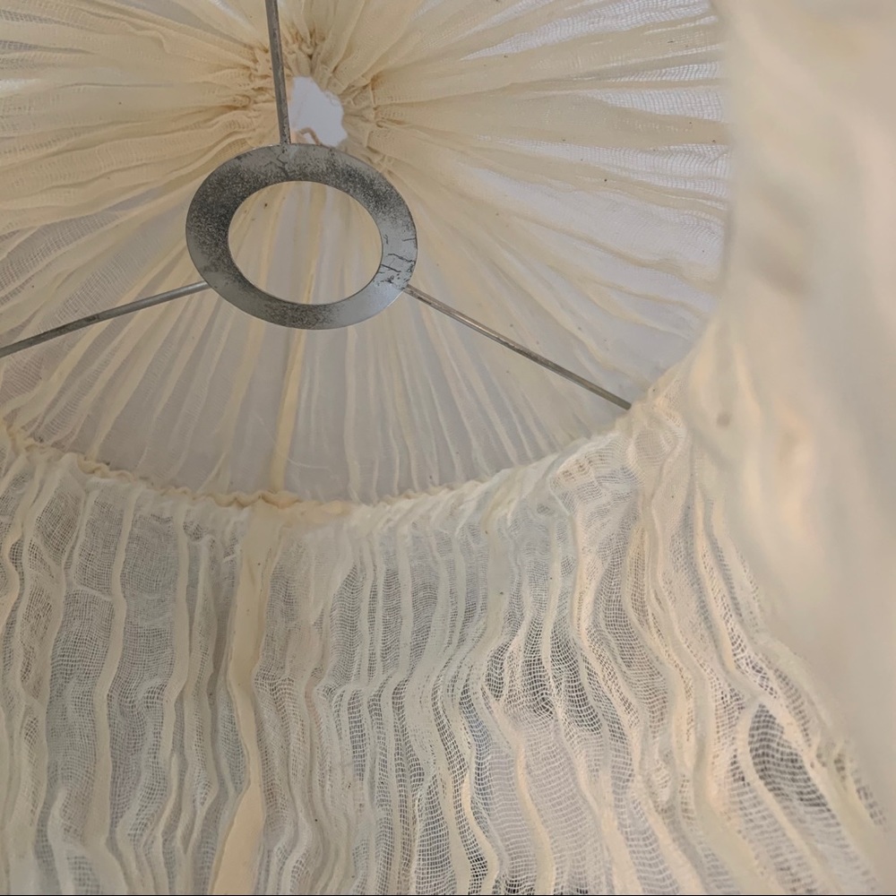 Boho Cotton White Minimalist Wall Decor Lantern - Picture 6 of 8